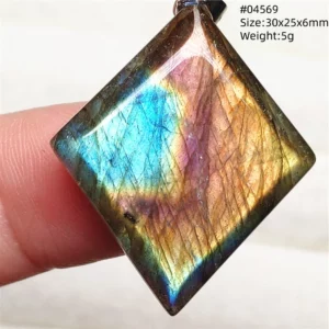 Natural Blue Light Labradorite Pendant Jewelry Water Drop Crystal Flash Labradorite Bead Necklace Women Men AAAAAA - Image 46