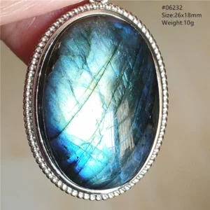 Natural Blue Light Labradorite Pendant Jewelry Water Drop Crystal Flash Labradorite Bead Necklace Women Men AAAAAA - Image 5