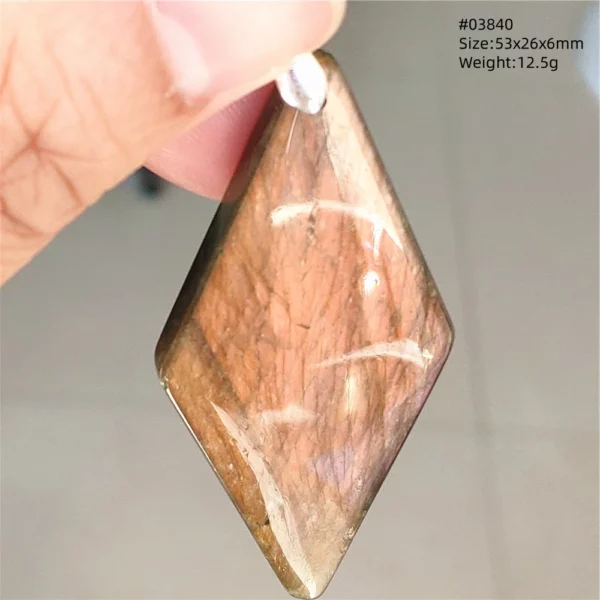 Natural Blue Light Labradorite Pendant Jewelry Water Drop Crystal Flash Labradorite Bead Necklace Women Men AAAAAA