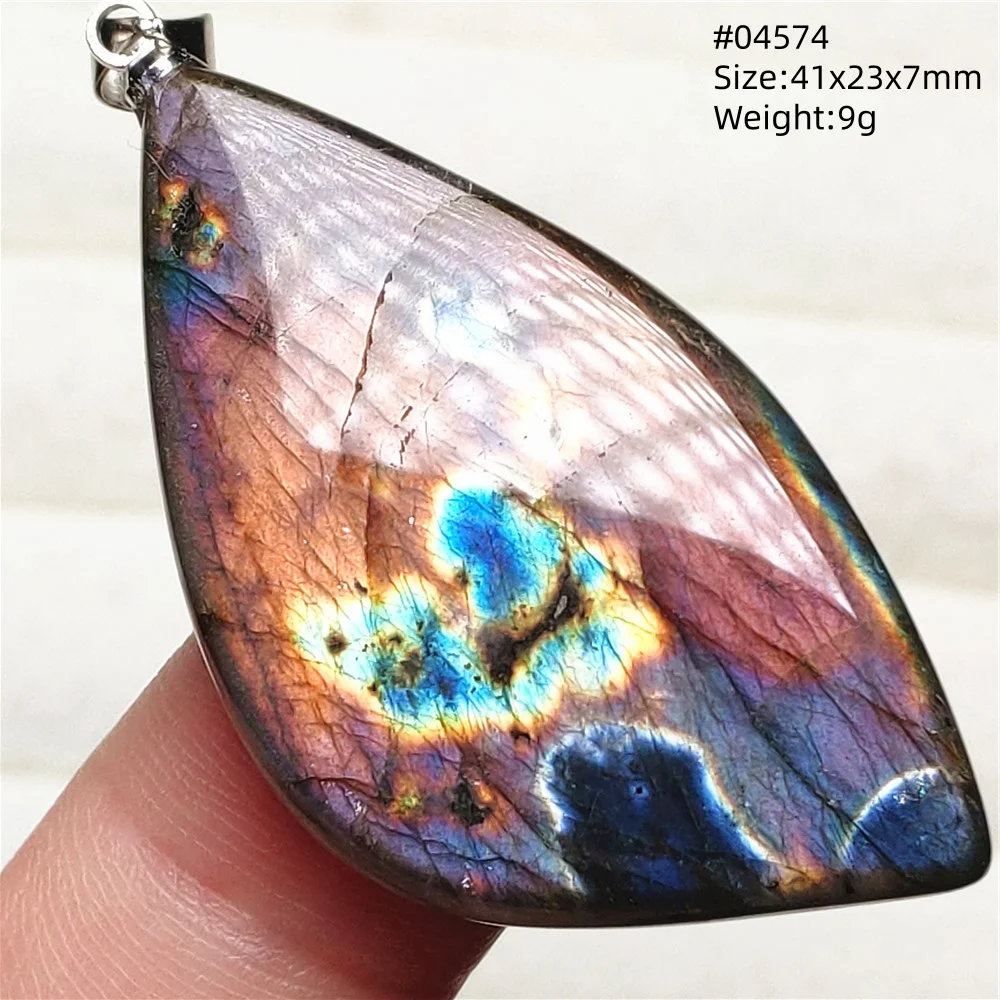 Natural Blue Light Labradorite Pendant Jewelry Water Drop Crystal Flash Labradorite Bead Necklace Women Men AAAAAA - Image 59