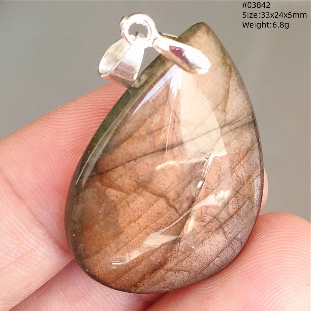 Natural Blue Light Labradorite Pendant Jewelry Water Drop Crystal Flash Labradorite Bead Necklace Women Men AAAAAA - Image 22
