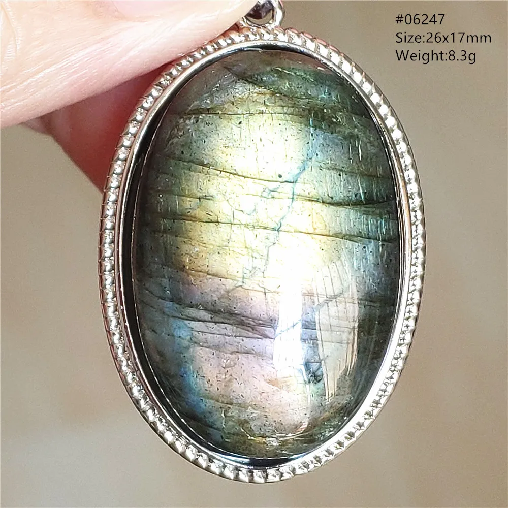 Natural Blue Light Labradorite Pendant Jewelry Water Drop Crystal Flash Labradorite Bead Necklace Women Men AAAAAA - Image 53
