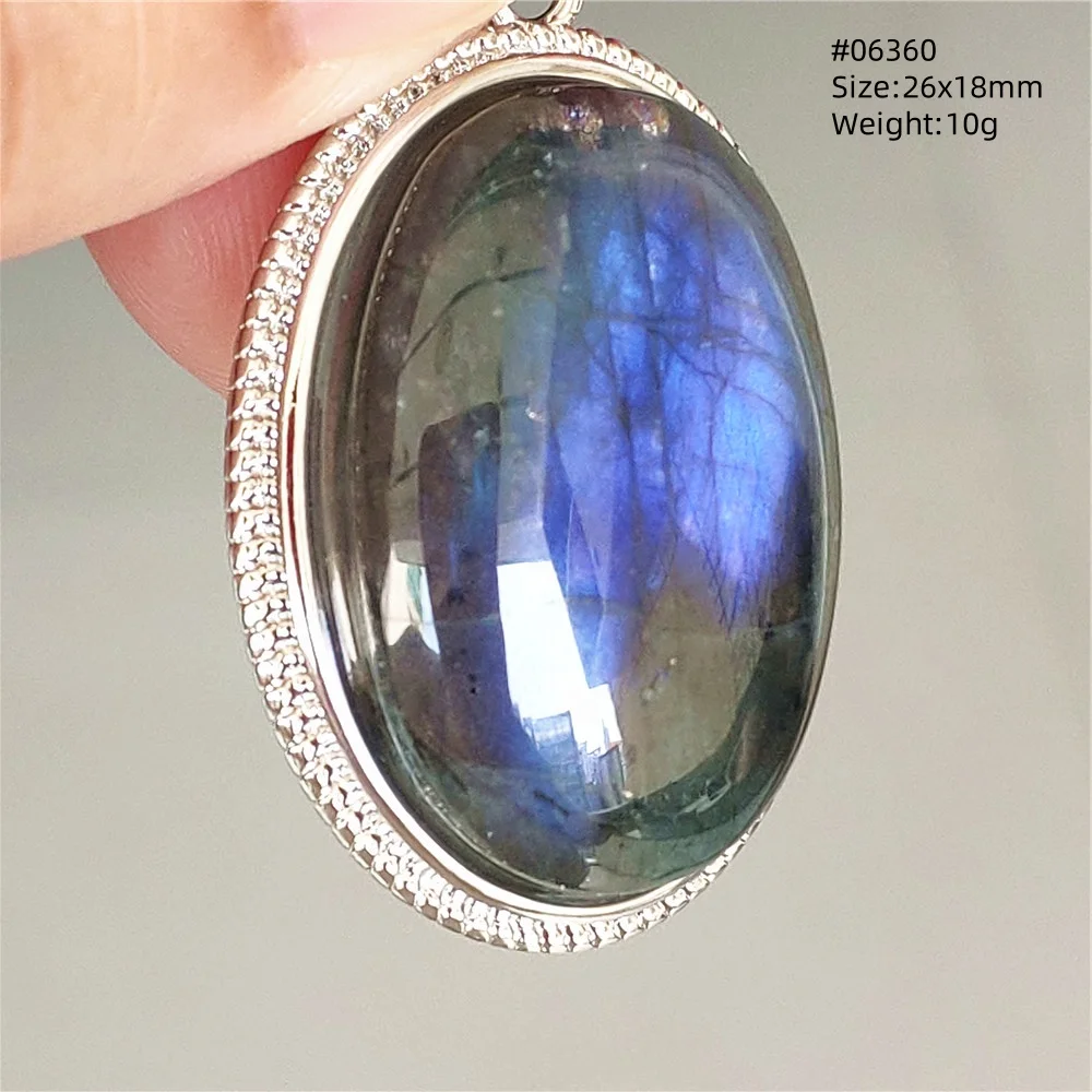 Natural Blue Light Labradorite Pendant Jewelry Water Drop Crystal Flash Labradorite Bead Necklace Women Men AAAAAA - Image 29