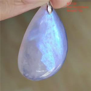 Natural Blue Light Moonstone Pendant Water Drop Beads Women Men Necklace 925 Silver Moonstone Pendant AAAAAA - Image 35