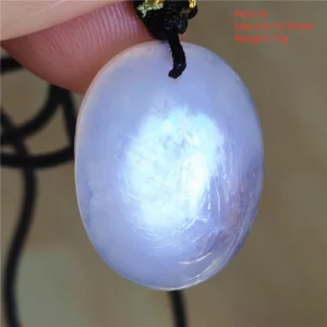 Natural Blue Light Moonstone Pendant Water Drop Beads Women Men Necklace 925 Silver Moonstone Pendant AAAAAA - Image 20
