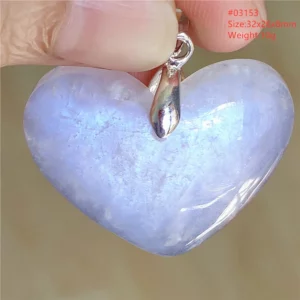 Natural Blue Light Moonstone Pendant Water Drop Beads Women Men Necklace 925 Silver Moonstone Pendant AAAAAA - Image 40