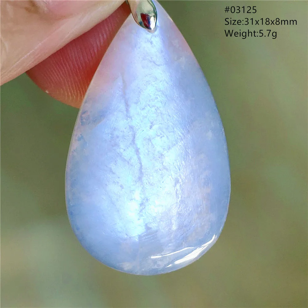 Natural Blue Light Moonstone Pendant Water Drop Beads Women Men Necklace 925 Silver Moonstone Pendant AAAAAA - Image 23