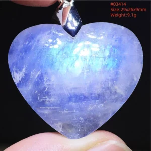 Natural Blue Light Moonstone Pendant Water Drop Beads Women Men Necklace 925 Silver Moonstone Pendant AAAAAA - Image 48