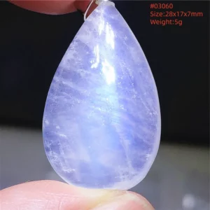 Natural Blue Light Moonstone Pendant Water Drop Beads Women Men Necklace 925 Silver Moonstone Pendant AAAAAA - Image 69