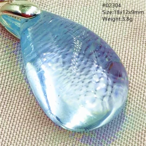 Natural Blue Topaz Crystal Water Drop Pendant Necklace Jewelry Oval Bead Women Men Topaz Necklace Gift AAAAAA - Image 52