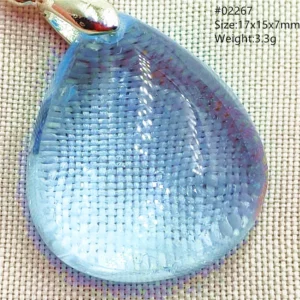 Natural Blue Topaz Crystal Water Drop Pendant Necklace Jewelry Oval Bead Women Men Topaz Necklace Gift AAAAAA - Image 29