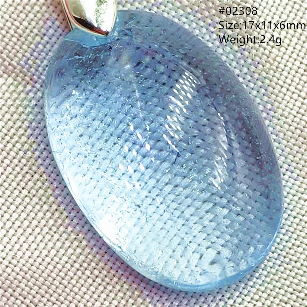Natural Blue Topaz Crystal Water Drop Pendant Necklace Jewelry Oval Bead Women Men Topaz Necklace Gift AAAAAA - Image 55