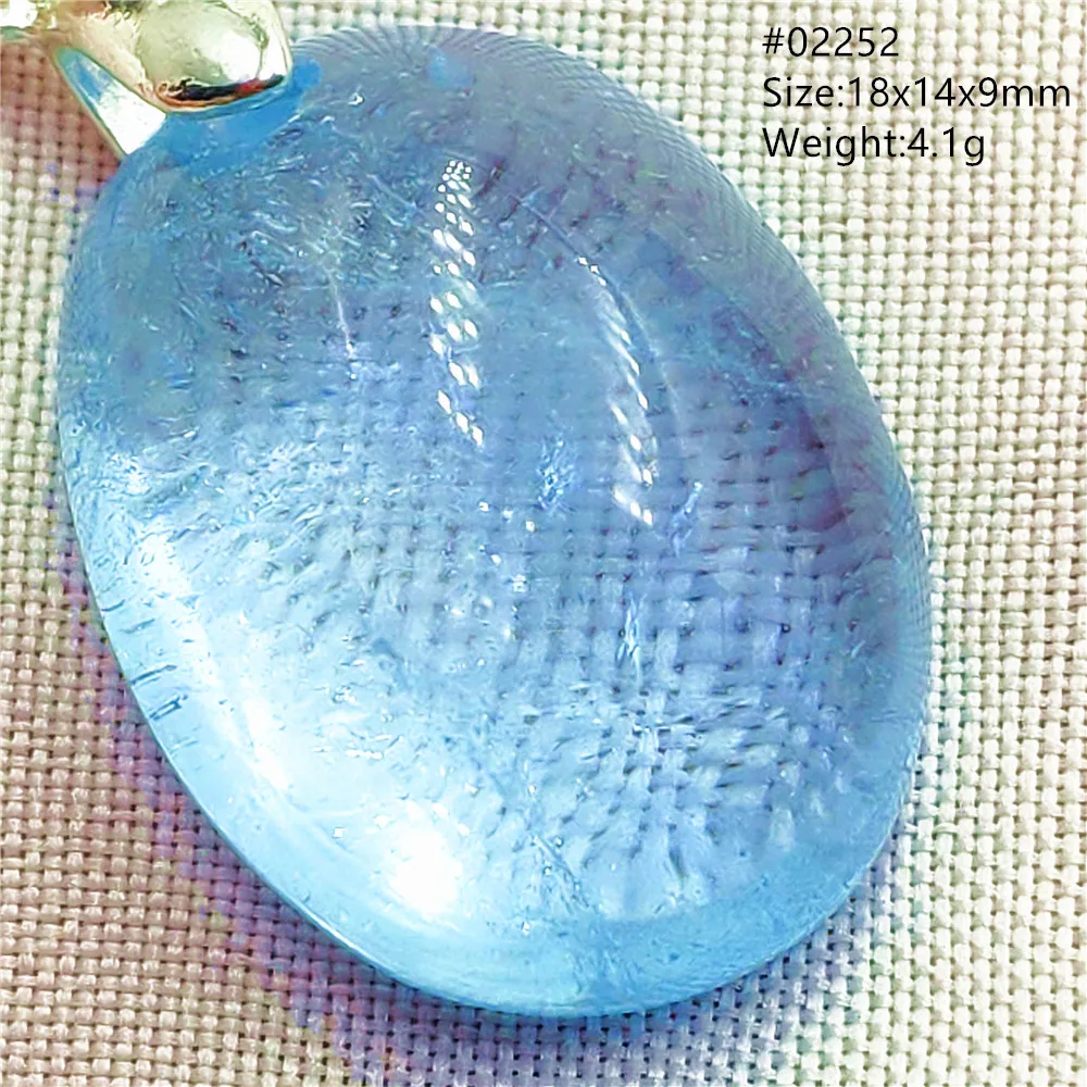 Natural Blue Topaz Crystal Water Drop Pendant Necklace Jewelry Oval Bead Women Men Topaz Necklace Gift AAAAAA - Image 64