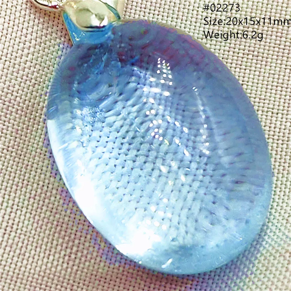Natural Blue Topaz Crystal Water Drop Pendant Necklace Jewelry Oval Bead Women Men Topaz Necklace Gift AAAAAA - Image 37
