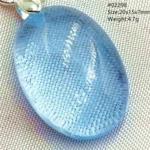 Natural Blue Topaz Crystal Water Drop Pendant Necklace Jewelry Oval Bead Women Men Topaz Necklace Gift AAAAAA - Image 60