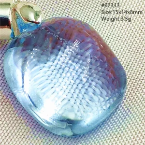Natural Blue Topaz Crystal Water Drop Pendant Necklace Jewelry Oval Bead Women Men Topaz Necklace Gift AAAAAA - Image 12