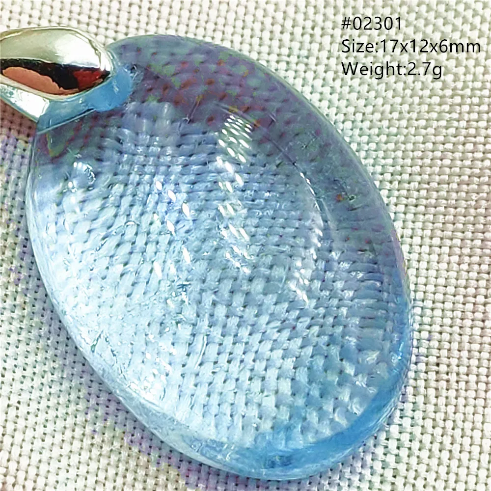 Natural Blue Topaz Crystal Water Drop Pendant Necklace Jewelry Oval Bead Women Men Topaz Necklace Gift AAAAAA - Image 58