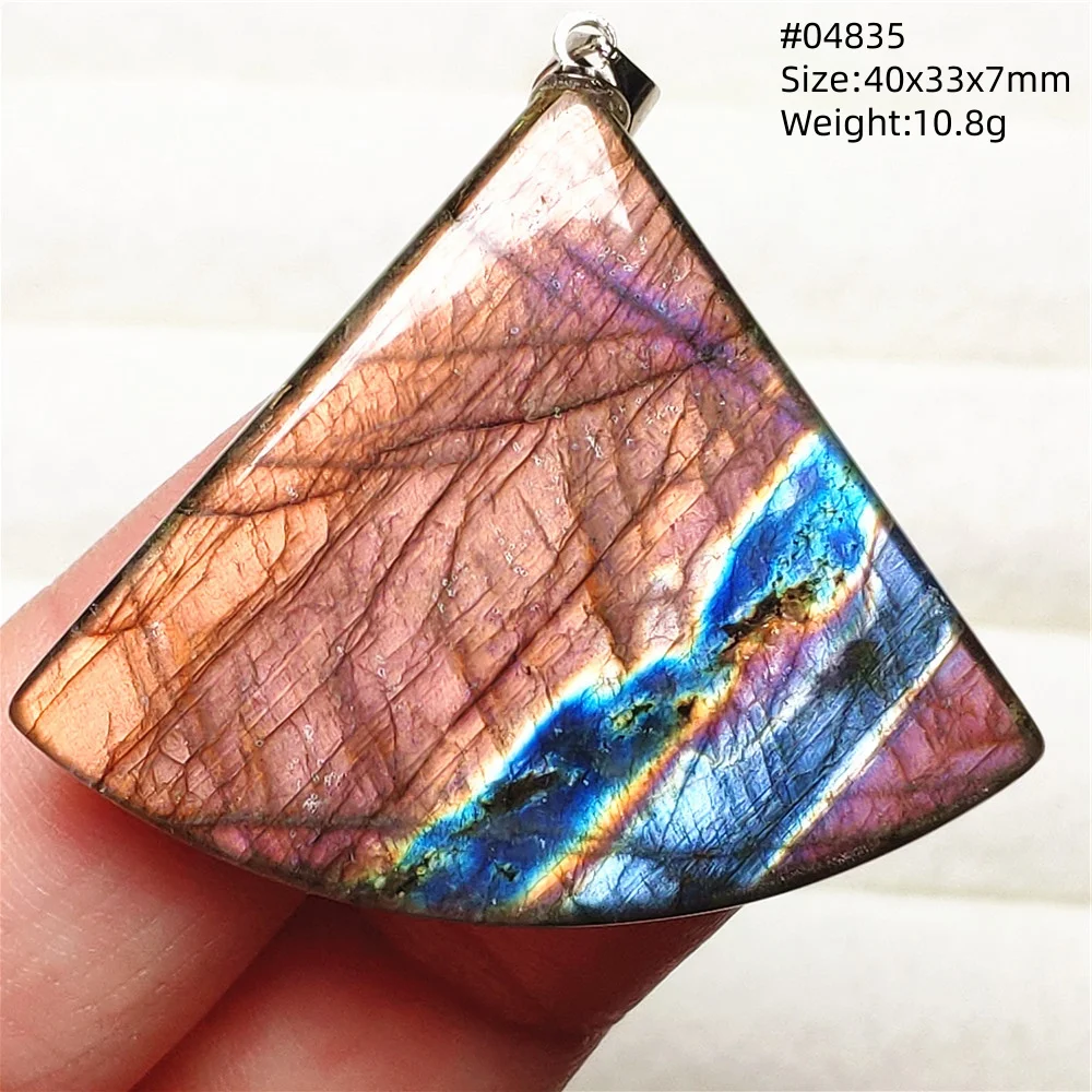 Natural Colorful Labradorite Pendant Water Drop Blue Light Labradorite Women Men Necklace Jewelry AAAAAA - Image 67