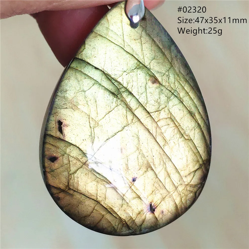 Natural Colorful Labradorite Pendant Water Drop Blue Light Labradorite Women Men Necklace Jewelry AAAAAA - Image 55