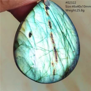 Natural Colorful Labradorite Pendant Water Drop Blue Light Labradorite Women Men Necklace Jewelry AAAAAA - Image 56