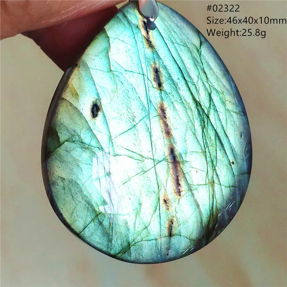 Natural Colorful Labradorite Pendant Water Drop Blue Light Labradorite Women Men Necklace Jewelry AAAAAA - Image 56