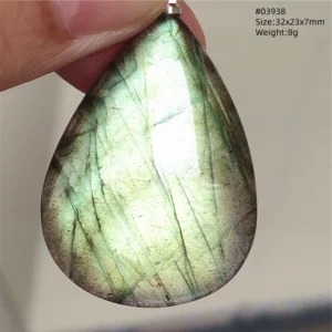 Natural Colorful Labradorite Pendant Water Drop Blue Light Labradorite Women Men Necklace Jewelry AAAAAA - Image 23