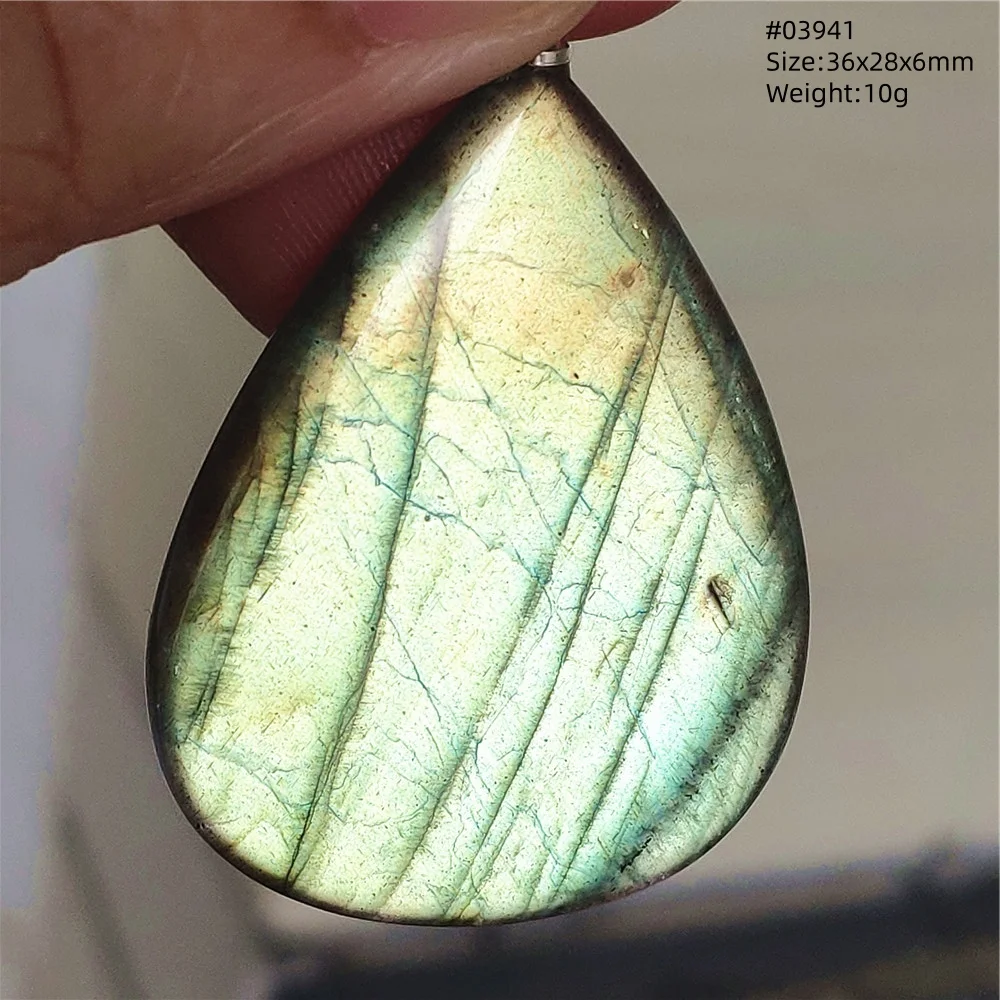 Natural Colorful Labradorite Pendant Water Drop Blue Light Labradorite Women Men Necklace Jewelry AAAAAA - Image 27