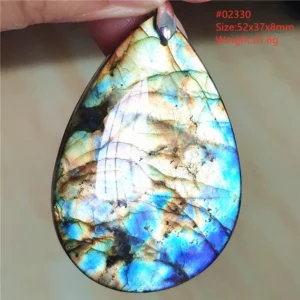 Natural Colorful Labradorite Pendant Water Drop Blue Light Labradorite Women Men Necklace Jewelry AAAAAA - Image 65