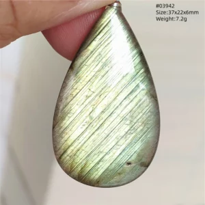 Natural Colorful Labradorite Pendant Water Drop Blue Light Labradorite Women Men Necklace Jewelry AAAAAA - Image 47