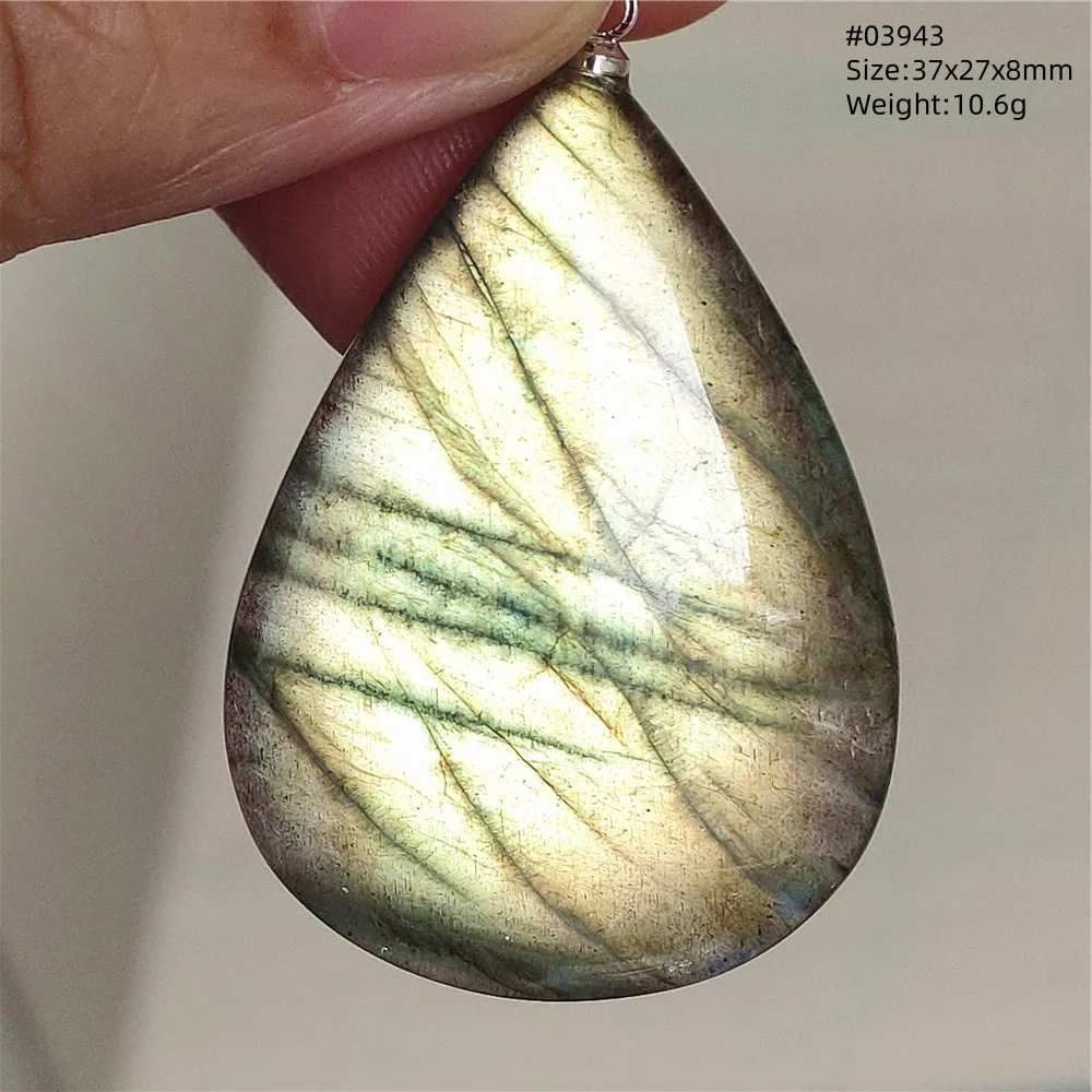 Natural Colorful Labradorite Pendant Water Drop Blue Light Labradorite Women Men Necklace Jewelry AAAAAA - Image 48