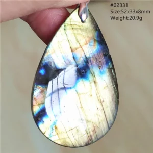 Natural Colorful Labradorite Pendant Water Drop Blue Light Labradorite Women Men Necklace Jewelry AAAAAA - Image 68