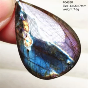 Natural Colorful Labradorite Pendant Water Drop Blue Light Labradorite Women Men Necklace Jewelry AAAAAA - Image 59