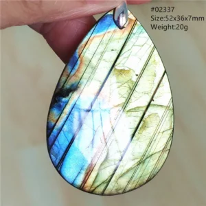 Natural Colorful Labradorite Pendant Water Drop Blue Light Labradorite Women Men Necklace Jewelry AAAAAA - Image 50