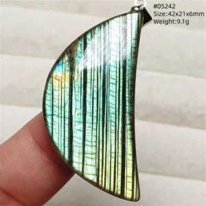 Natural Colorful Labradorite Pendant Water Drop Blue Light Labradorite Women Men Necklace Jewelry AAAAAA - Image 10