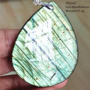 Natural Colorful Labradorite Pendant Water Drop Blue Light Labradorite Women Men Necklace Jewelry AAAAAA - Image 53