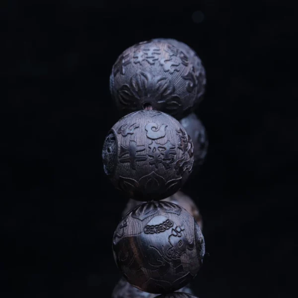 Natural Ebony Turn the Situation around Hand Skewer men's 20mm mascot Cow Decoration Gift Gift