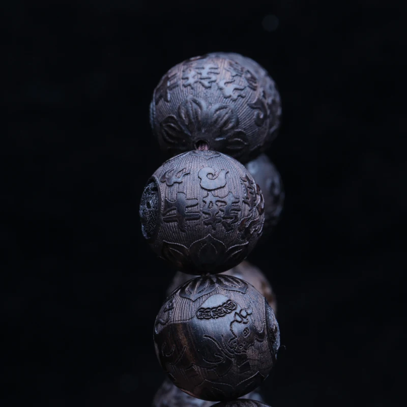 Natural Ebony Turn the Situation around Hand Skewer men's 20mm mascot Cow Decoration Gift Gift - Image 6