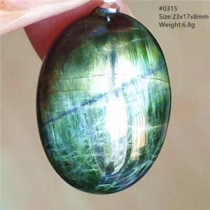 Natural Green Diopside Quartz Pendant Women Men Cat Eye Jewelry Gemstone Green Diopside Necklace Fashion Stone AAAAAA - Image 13