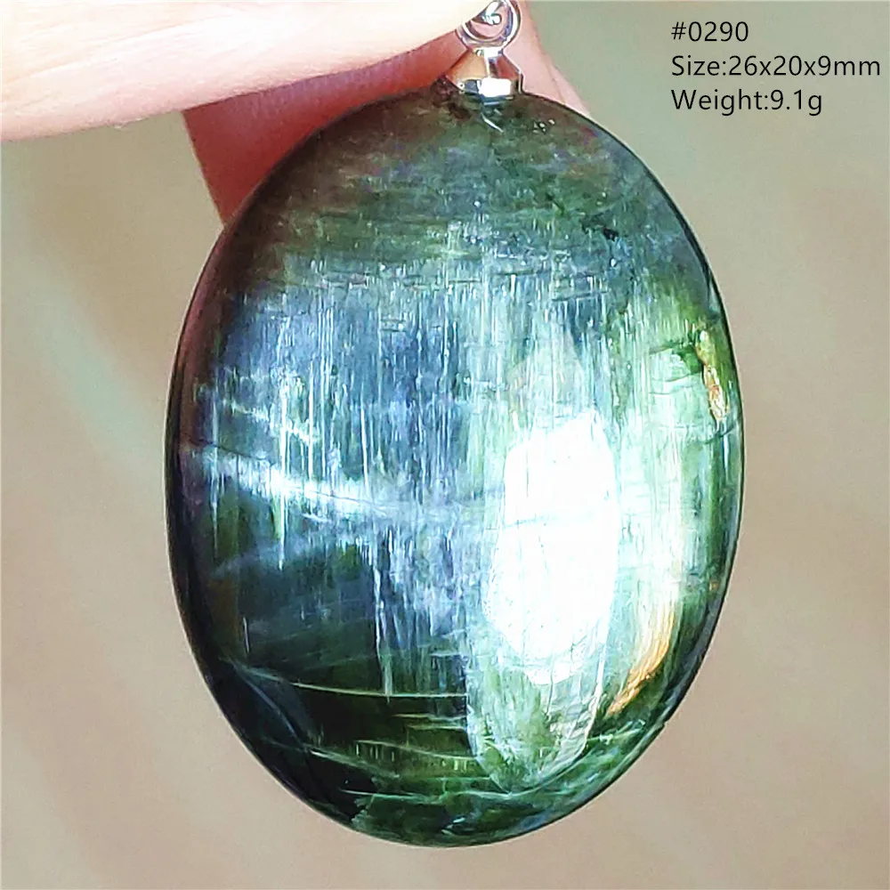 Natural Green Diopside Quartz Pendant Women Men Cat Eye Jewelry Gemstone Green Diopside Necklace Fashion Stone AAAAAA - Image 18