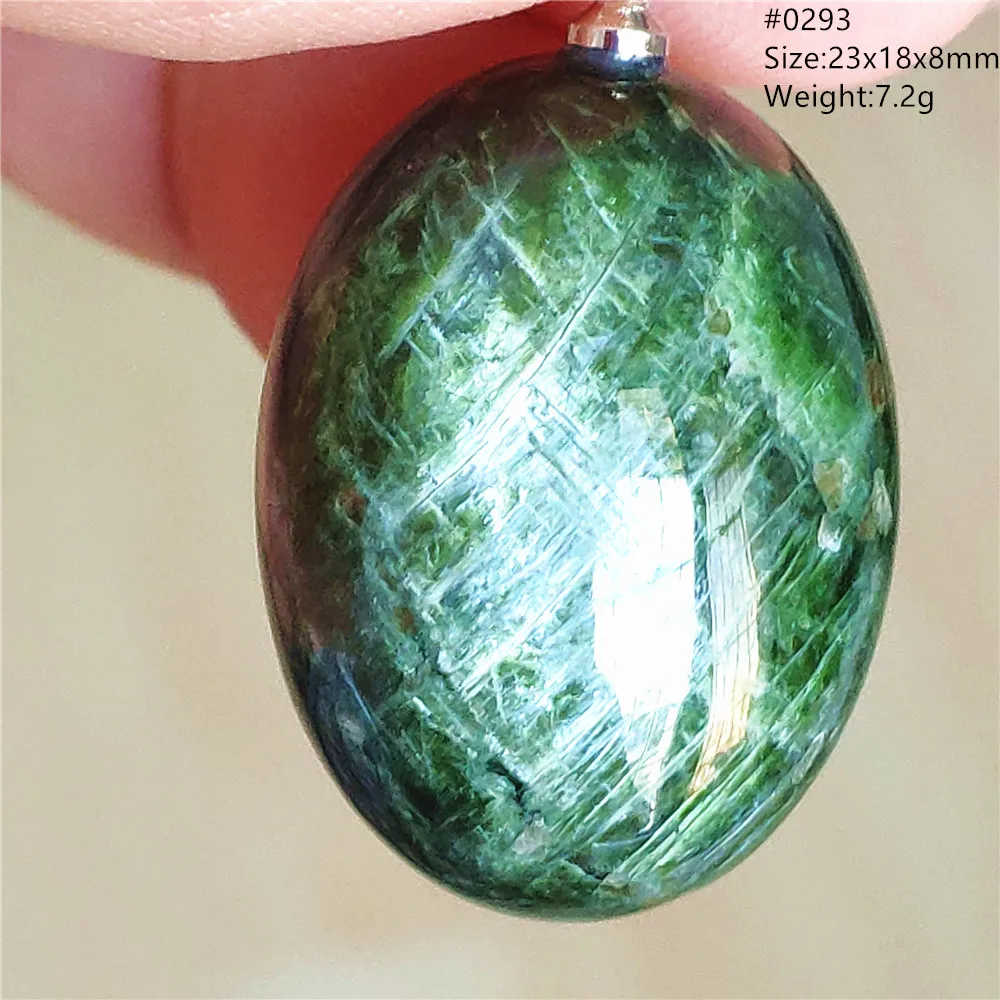 Natural Green Diopside Quartz Pendant Women Men Cat Eye Jewelry Gemstone Green Diopside Necklace Fashion Stone AAAAAA - Image 17