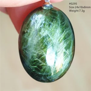Natural Green Diopside Quartz Pendant Women Men Cat Eye Jewelry Gemstone Green Diopside Necklace Fashion Stone AAAAAA - Image 15