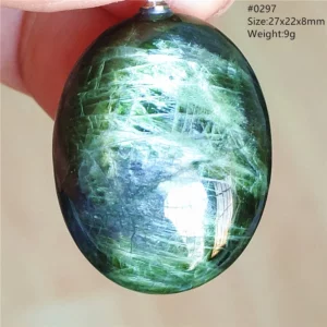 Natural Green Diopside Quartz Pendant Women Men Cat Eye Jewelry Gemstone Green Diopside Necklace Fashion Stone AAAAAA - Image 14