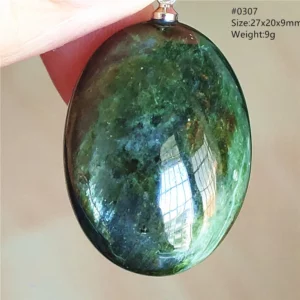 Natural Green Diopside Quartz Pendant Women Men Cat Eye Jewelry Gemstone Green Diopside Necklace Fashion Stone AAAAAA - Image 10