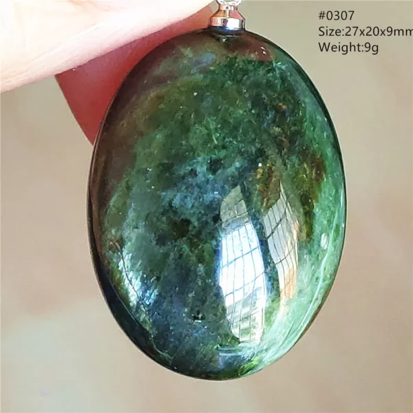 Natural Green Diopside Quartz Pendant Women Men Cat Eye Jewelry Gemstone Green Diopside Necklace Fashion Stone AAAAAA