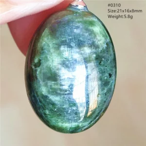 Natural Green Diopside Quartz Pendant Women Men Cat Eye Jewelry Gemstone Green Diopside Necklace Fashion Stone AAAAAA - Image 9