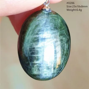 Natural Green Diopside Quartz Pendant Women Men Cat Eye Jewelry Gemstone Green Diopside Necklace Fashion Stone AAAAAA - Image 27