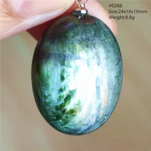 Natural Green Diopside Quartz Pendant Women Men Cat Eye Jewelry Gemstone Green Diopside Necklace Fashion Stone AAAAAA - Image 26