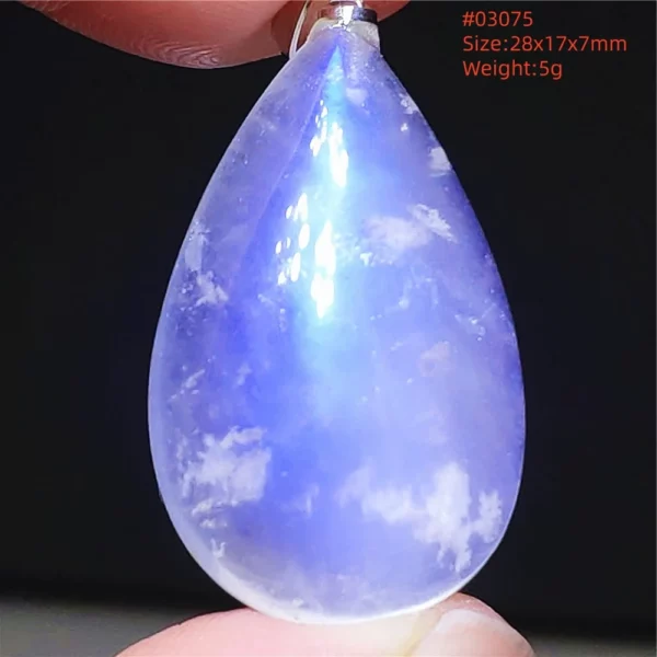 Natural Moonstone Oval Pendant, 925 Silver Necklace