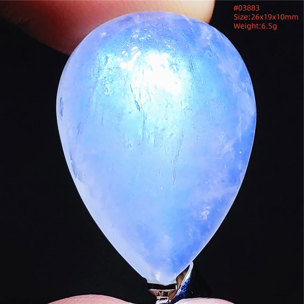 Natural Moonstone Oval Pendant, 925 Silver Necklace - Image 36