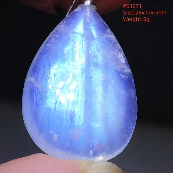 Natural Moonstone Oval Pendant, 925 Silver Necklace